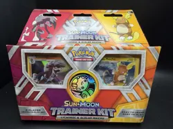 Pokemon TCG Sun & Moon Lycanroc Alolan Raichu Trainer Kit New Sealed! - Image 1
