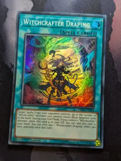 Yugioh Witchcrafter Draping INCH-EN023 Super Rare 1st Edition - Image 1
