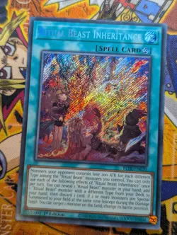 Yugioh Ritual Beast Inheritance BLTR-EN020 Secret Rare 1st Ed NM - Image 1