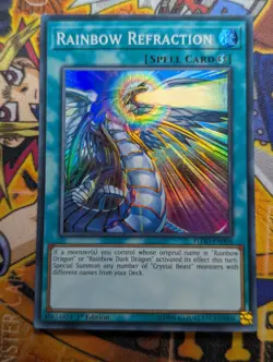 Rainbow Refraction - Super Rare FLOD-EN098 1st Edition YUGIOH - VLP - Image 1