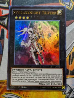 Yugioh Stellarknight Triverr MP15-EN165 Ultra Rare 1st Edition NM - Image 1