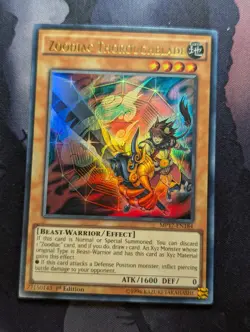 Zoodiac Thoroughblade - MP17-EN184 - Ultra Rare - 1st Edition - Yugioh - Image 1