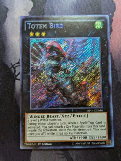Totem Bird - MP14-EN056 - Secret Rare 1st Edition Yugioh - NM/VLP - Image 1