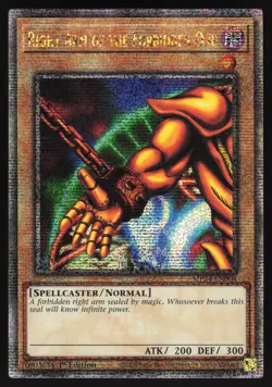 Right Arm of the Forbidden One MP24-EN004 Quarter Century Secret Rare Yugioh US - Image 1