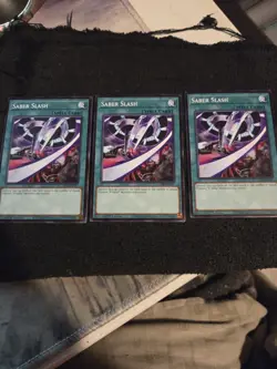 x3 Saber Slash - L26D-ENX17 - Common YuGiOh - Image 1