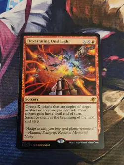 MTG EOE Devastating Onslaught FOIL NM - Image 1
