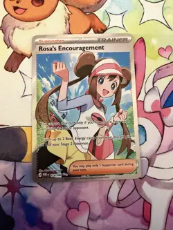 Rosa's Encouragement 114/088 - Full Art Ultra Rare - Perfect Order - Pokemon TCG - Image 1