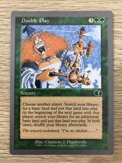 Double Play MTG Magic the Gathering Card NM Near Mint Unglued - Image 1