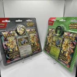 Pokemon TCG Ascended Heroes 2-Pack Blisters - Erika and Larry - Set of 2 SEALED - Image 1