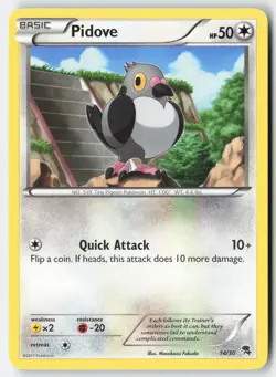 Pokemon - Pidove (#14) #14/30 - BW Trainer Kit: Excadrill & Zoroark Common - Image 1