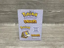 Pokemon Stickers Series 1 Artbox Original 1999 Full Retail Display Box of 30 Pks 601139116206 - Image 1