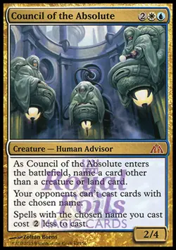 Council of the Absolute 1x FOIL DGM MTG Dragon's Maze Mythic MINT white blue - Image 1