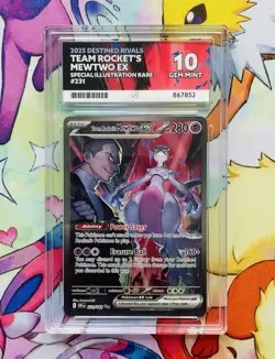 Rocket’s Mewtwo 231/182 ACE 10 Perfect Subgrades - 2025 Pokemon Destined Rivals - Image 1