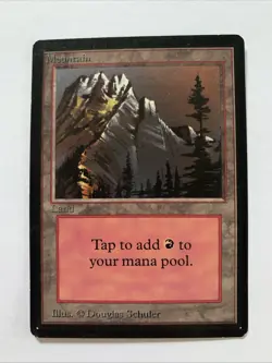 Mountain (A) Limited Edition - Beta Edition Regular, Magic The Gathering (MTG) - Image 1
