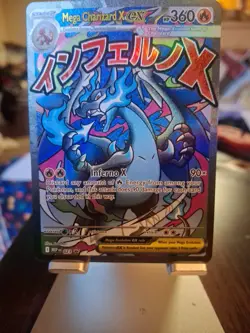 Pokemon TCG Mega Charizard X ex MEP 023 UPC Black Star Promo - Image 1