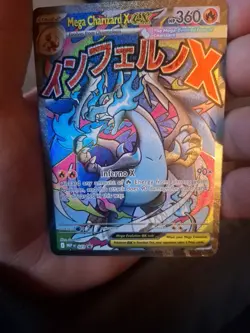 Pokemon TCG Mega Charizard X ex MEP 023 UPC Black Star Promo - Image 3