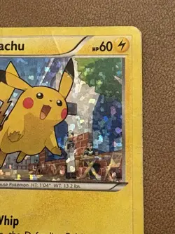 Pokemon PIKACHU 6/12 (Holo Promo) McDonald's 2015 - HP/Heavy Play - Image 3