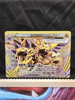 Pokemon TCG Hydreigon Break Steam Siege Holo Rare Card 87/114 NM/M Condition - Image 1