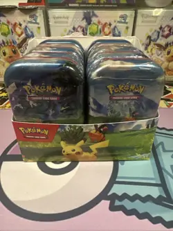 Pokemon TCG Ascended Heroes - Mini Tins - Display Case (Torn Case) - Image 1