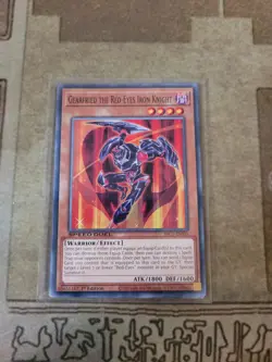 YUGIOH GEARFRIED THE RED-EYES IRON KNIGHT SBC1-ENI05 COMMON 1ST ED NM SPEED DUEL - Image 1