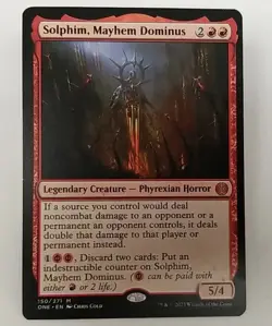 Solphim, Mayhem Dominus ONE 150 Regular MtG Phyrexia All Will Be One - Image 1