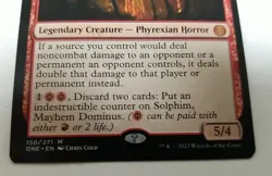 Solphim, Mayhem Dominus ONE 150 Regular MtG Phyrexia All Will Be One - Image 5