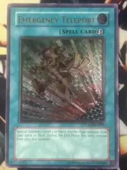 Yugioh: Emergency Teleport - TDGS-EN053 - Ultimate Rare - Unlimited - LP - Image 1