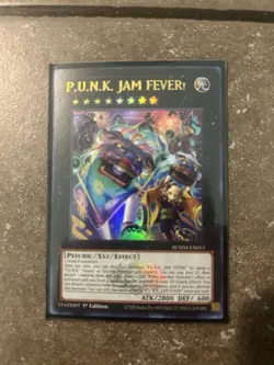 BLMM-EN051 P.U.N.K. JAM FEVER! Emblazoned Ultra Rare YuGiOh 1st Edition NM - Image 1