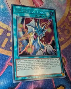 Yugioh The Gaze of Timaeus MZMU-EN013 Secret Rare 1st Edition M/NM - Image 2