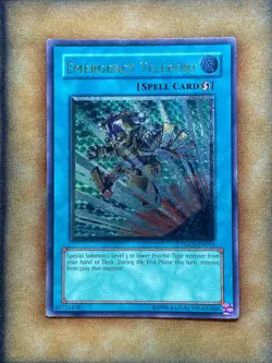 Yugioh Emergency Teleport TDGS-EN053 Ultimate Rare LP - Image 1