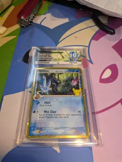Mimikyu Celebrations Delta Species Promo SWSH136 Black Star Pokemon Card ACE 10 - Image 1