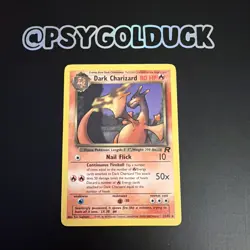 Pokemon Dark Charizard TCG Team Rocket 21/82 Non-Holo Rare Card A22 - Image 1