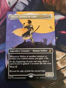 MTG EOE Haliya, Guided By Light Borderless Regular NM - Image 1