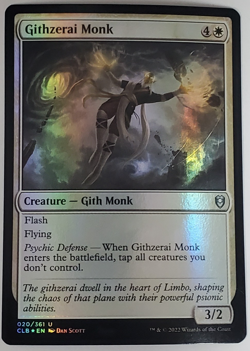 Githzerai Monk - Commander Legends: Battle for Baldur's Gate - NM Foil - Image 1