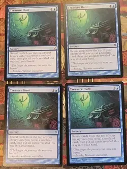 MTG Treasure Hunt x4 LP/NM ~Worldwake (Magic the Gathering)*Free Shipping* - Image 1
