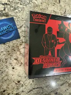 Pokemon Destined Rivals Elite Trainer Box ETB Factory Sealed DAMAGED - Image 4