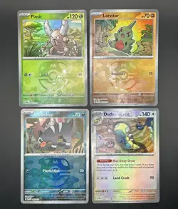 Pokemon PRE Master Ball Holo Lot - Pinsir Larvitar Houndour Dudunsparce - Image 1