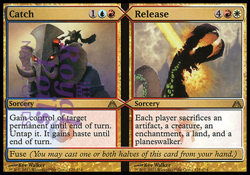 Catch / Release 2x FOIL DGM MTG Dragon's Maze Rare MINT blue red white - Image 1