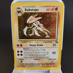 Kabutops - 9/62 - Fossil Set - Holo Pokemon TCG - Rare - 1999 - NM - Image 1