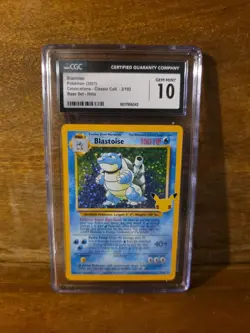 2021 Pokemon Celebrations Blastoise Classic Collection Holo #2/102 CGC 10 - Image 1