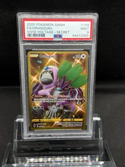 Pokemon Sword & Shield Vivid Voltage SECRET GOLD #199 ORANGURU - Image 3