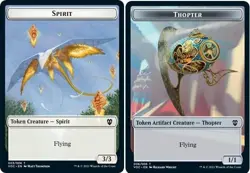 10 Token Cards - SPIRIT / THOPTER - Innistrad: Crimson VOW (VOC) - Magic MTG - Image 1