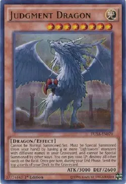 ***JUDGMENT DRAGON *** 1ST EDITION ULTRA RARE (MINT/NM) DUSA-EN070 YUGIOH! - Image 1