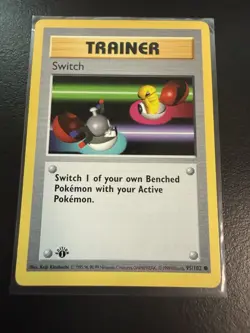 Switch 095/102 Base Set (Shadowless) Regular LP 1st Edition - Image 1
