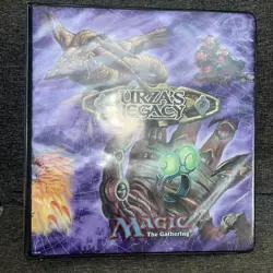 Ultra Pro 1998 ** Vintage Urza's Legacy Binder ** Mtg Magic The Gathering - Image 1