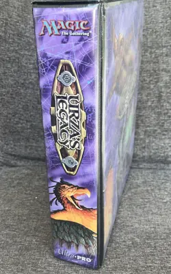 Ultra Pro 1998 ** Vintage Urza's Legacy Binder ** Mtg Magic The Gathering - Image 2