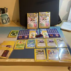 Pokemon E Starter Deck 1st Edition 2001 Japanese BOX x 2 with various cards - Image 1