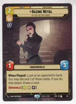 Star Wars Unlimited SotG Hyperspace Card SHD453 Bazine Netal - Image 1
