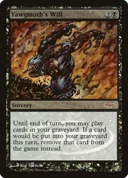 MTG English Yawgmoth's Will NM Foil Promos: Judge - Image 1
