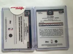 2025-26 topps chrome will riley Rookie Auto + Refractor Lot Of (2) - Image 2